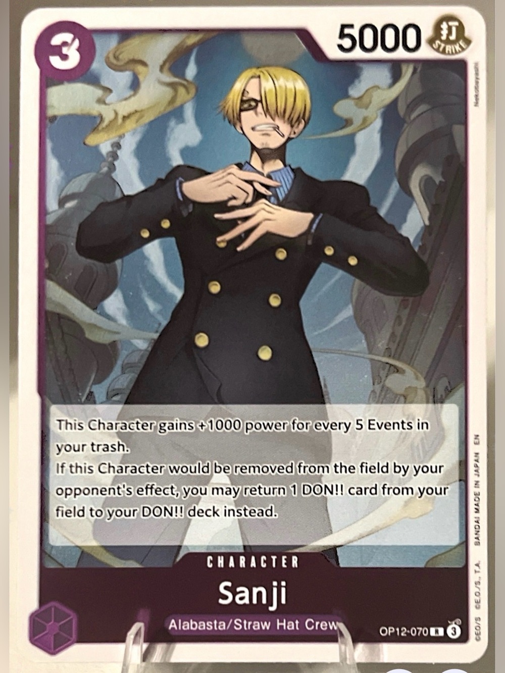 One Piece TCG: Legacy Of The Master  - SANJI OP12 - 070 NM